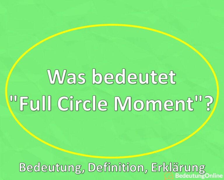 Circle Moment Meaning